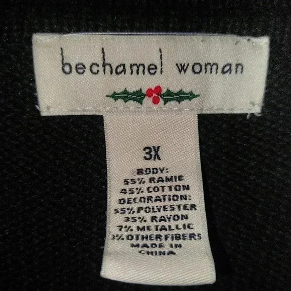 Bechamel Ugly Sweater Vest Plus Size 3X  Christmas Vest Snowmen - Picture 5 of 6